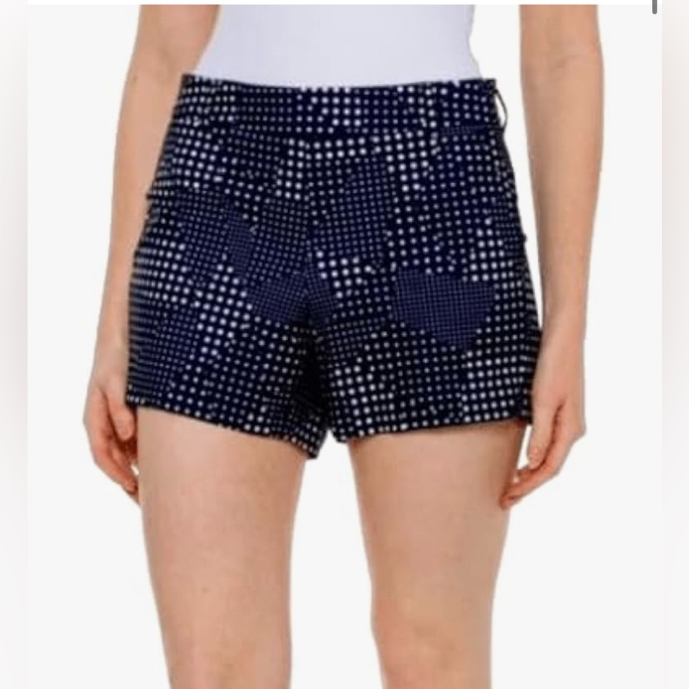 NWT Spanx Sunshine 4” Shorts in Dot Patch Midnight Navy